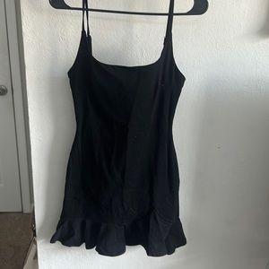 Form fitting sleeveless mini dress